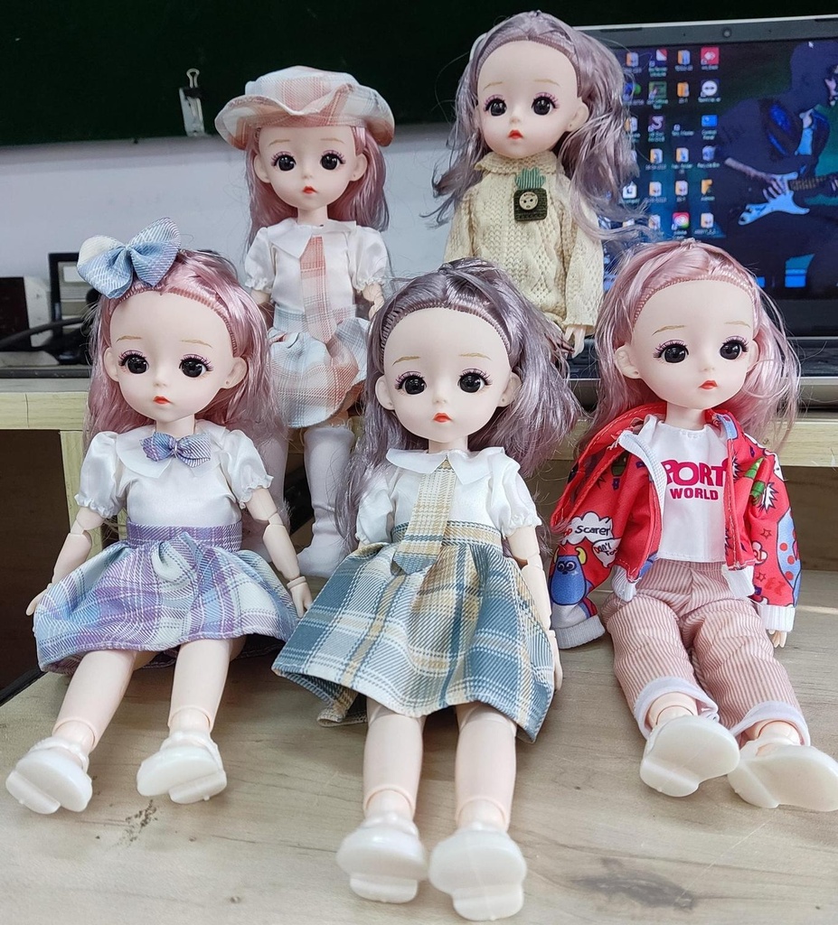 Mix style 22 joints moving dolls (D)