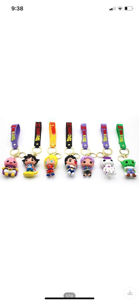 3pcs  Mini Dbz Family rubber keychain (eff price 35)