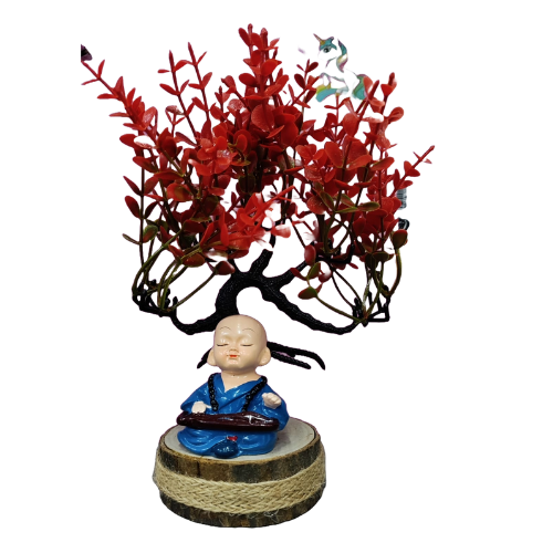 Monks Meditating Under the Tree Showpeice