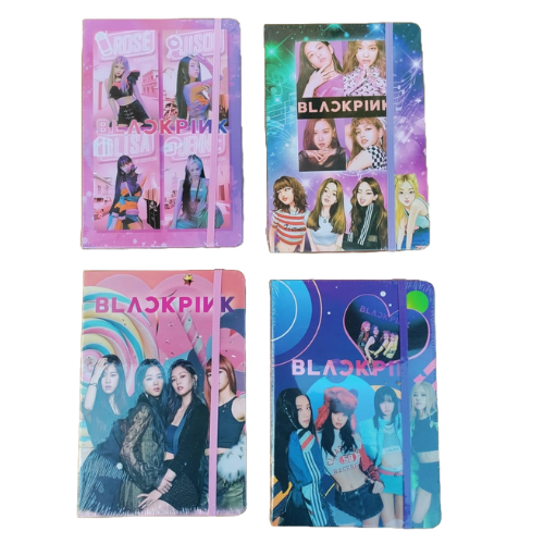 2pc - Black pink Strap Diary ( unit price95)