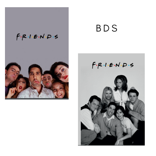 2 Pc Ovaku Set Friends Diary A5 100 leafs/200 pages