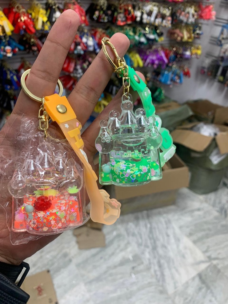 Castle Shape water keychain pack of 3 ( eff price - 52)