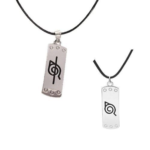 Natuto Square Village leaf necklace