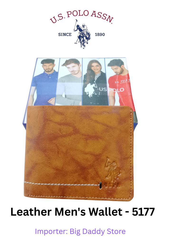 U S P Men's Leather Wallet (Mix Colour)