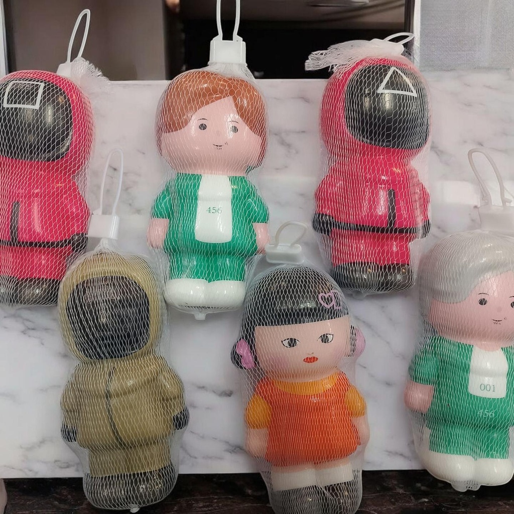 Squid game soft squeeze Toys (Pack of 12) eff price 65 rs