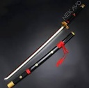 LED - Enma Black 104 Cm Wooden Katana fully assembled