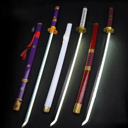 3 pcs LED - Zoro 104 Cm Wooden Katana fully assembled