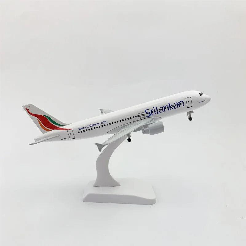20 cm Airplane diecast model SriLankan A320