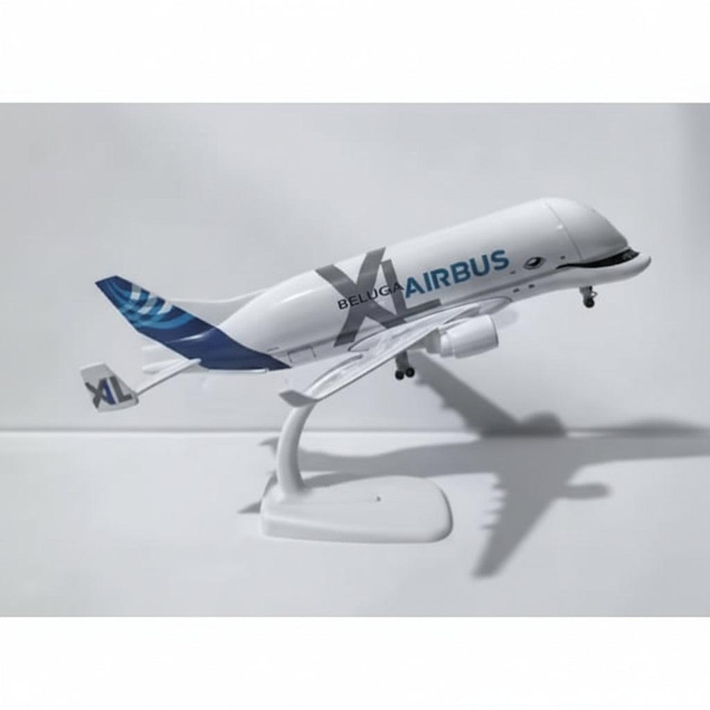 20 cm Airplane diecast model White Whale