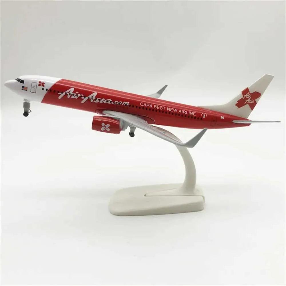 20 cm Airplane diecast model Air Asia B737