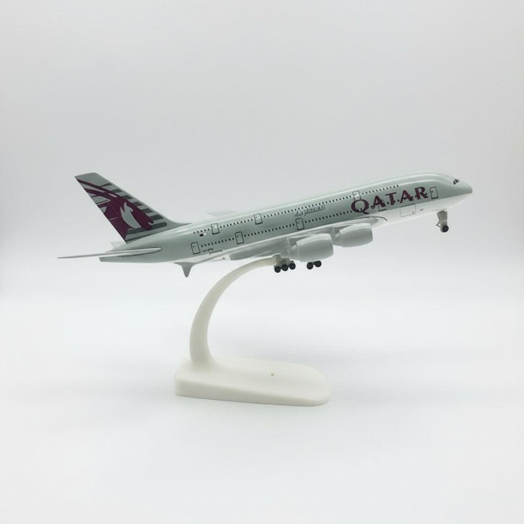 20 cm Airplane diecast model Qatar Airways A380