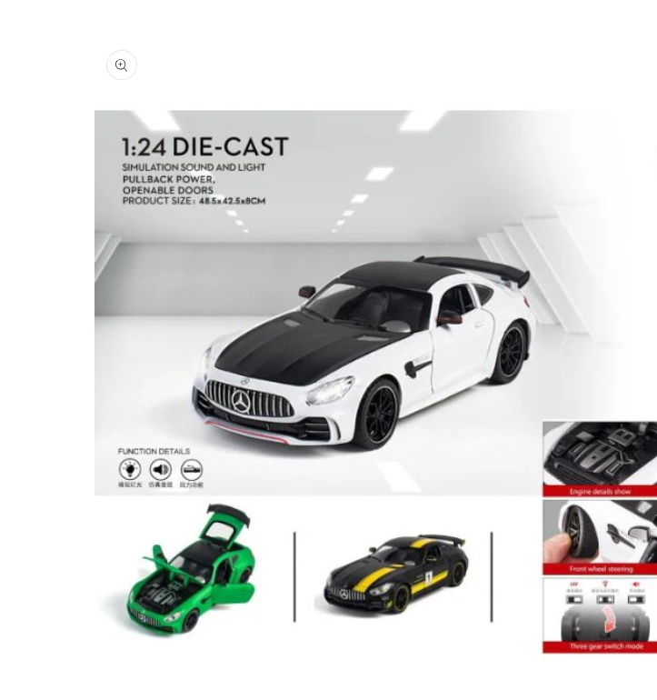 Merc 1:24 Merc-Bennz AMZ GTR ( Single box pack )