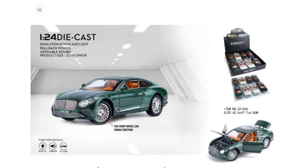 Benatley continental 1:24 diecast ( single box pack )