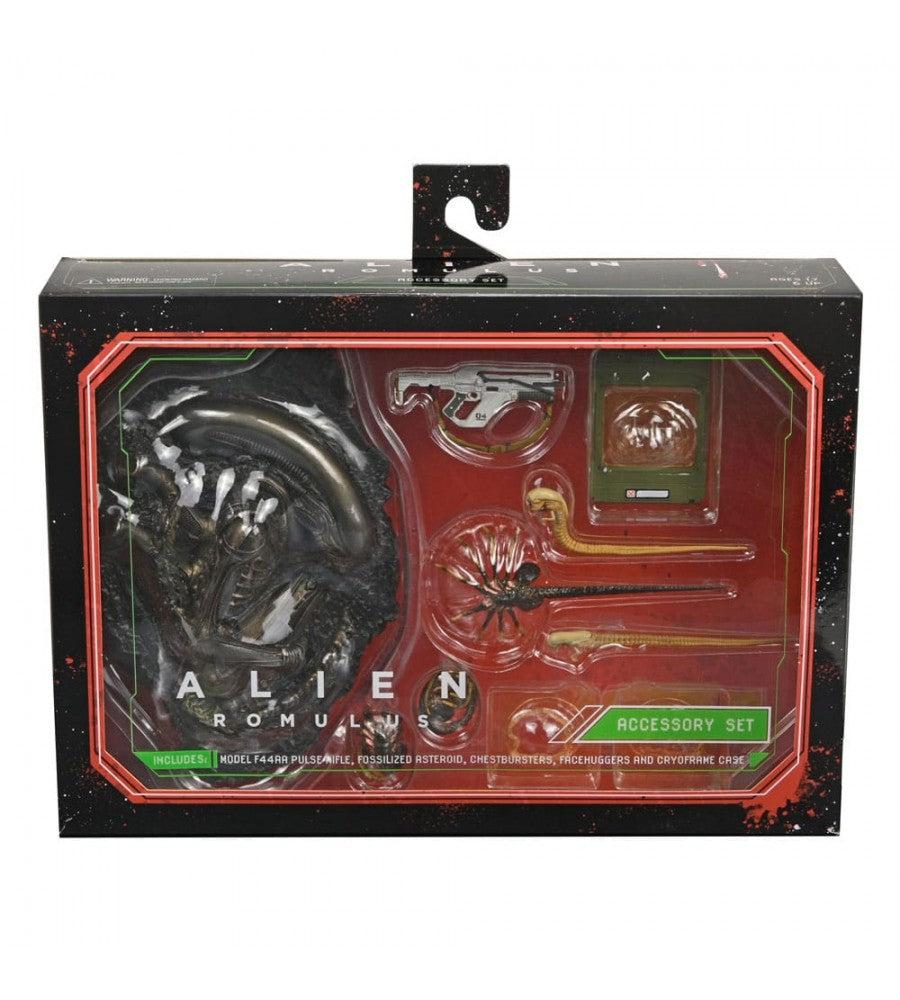 Neca Alien Romulus Accessory Set, designed for 7-inch scale action figures.