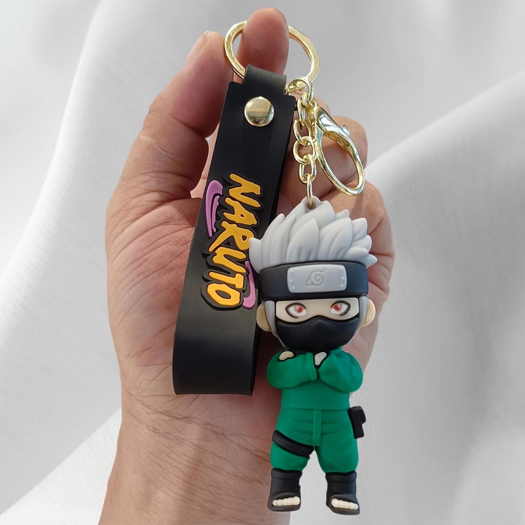 New Kakashi Green Rubber Keychain Pack of 3 (eff price 35)