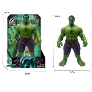 13 (33cm)inch high quality rubber HULLK, joints can rotate