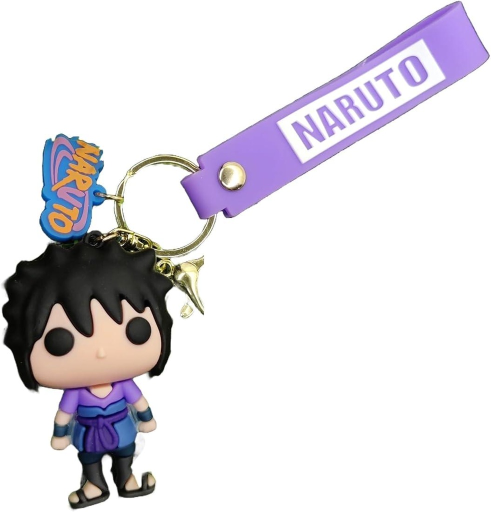 New Sasuke big head Rubber Keychain Pack of 3 (eff price 35)