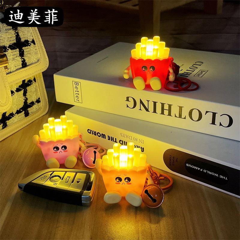 12pc- Frenchfries keychain with light net price 63