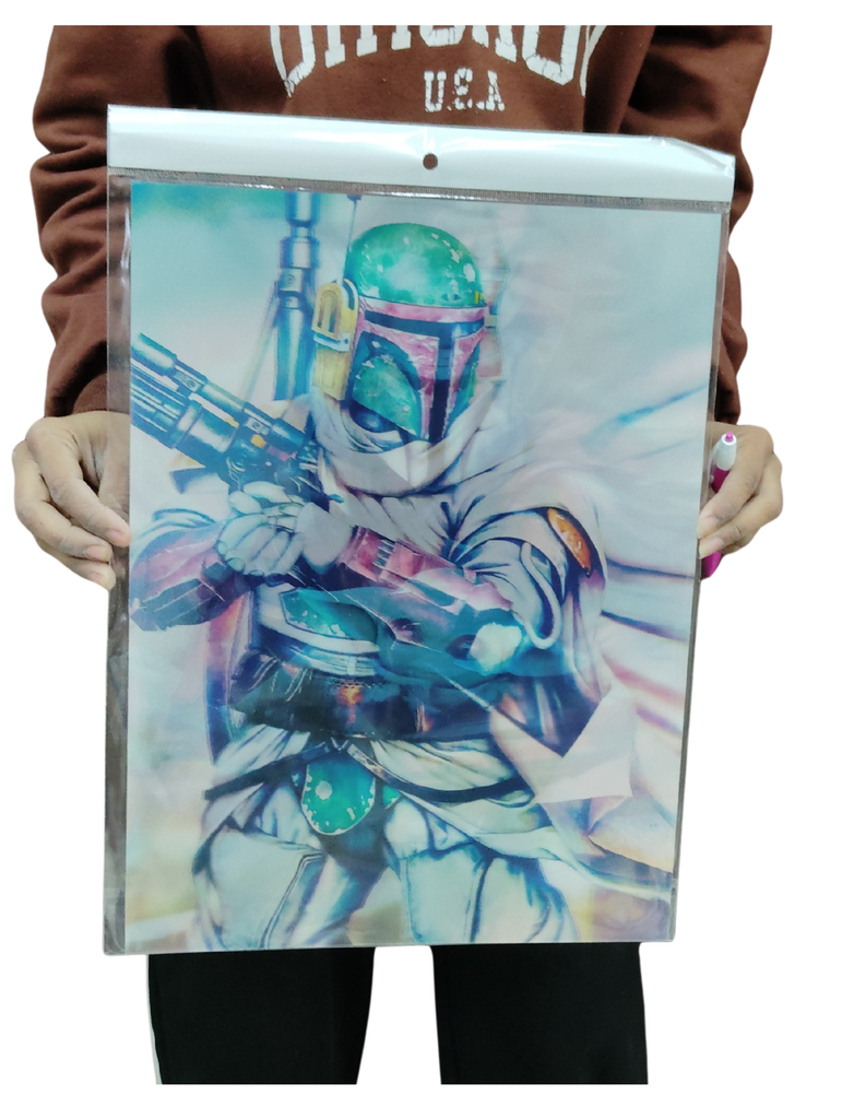 Baby yoda 3d poster pack of 2 ( eff price 90)