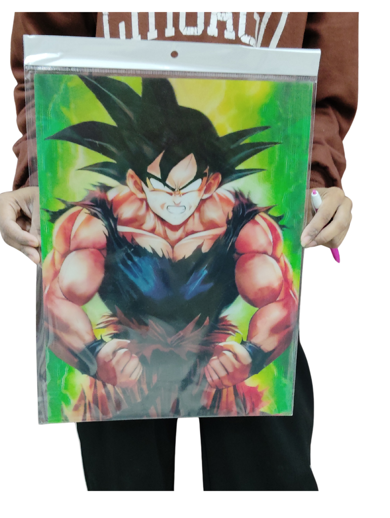 Bodybuilder Goku 3d poster pack of 2 ( eff price 90)