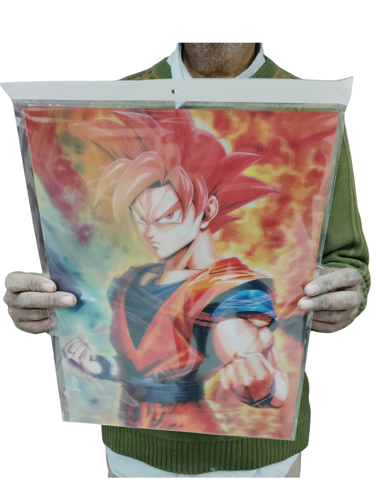Super saiyan 3d poster pack of 2 ( eff price 90)