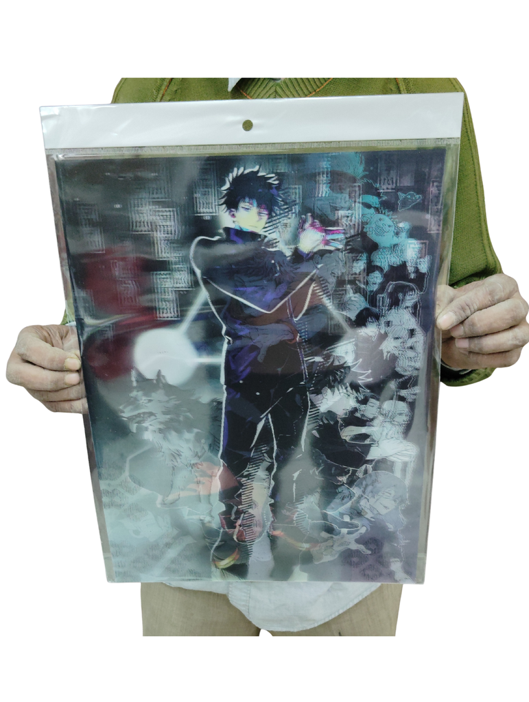 Gojo black 3d poster pack of 2 ( eff price 90)