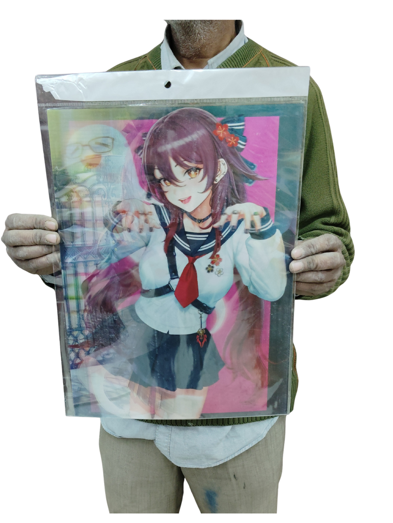 Hu tao 3d poster pack of 2 ( eff price 90)