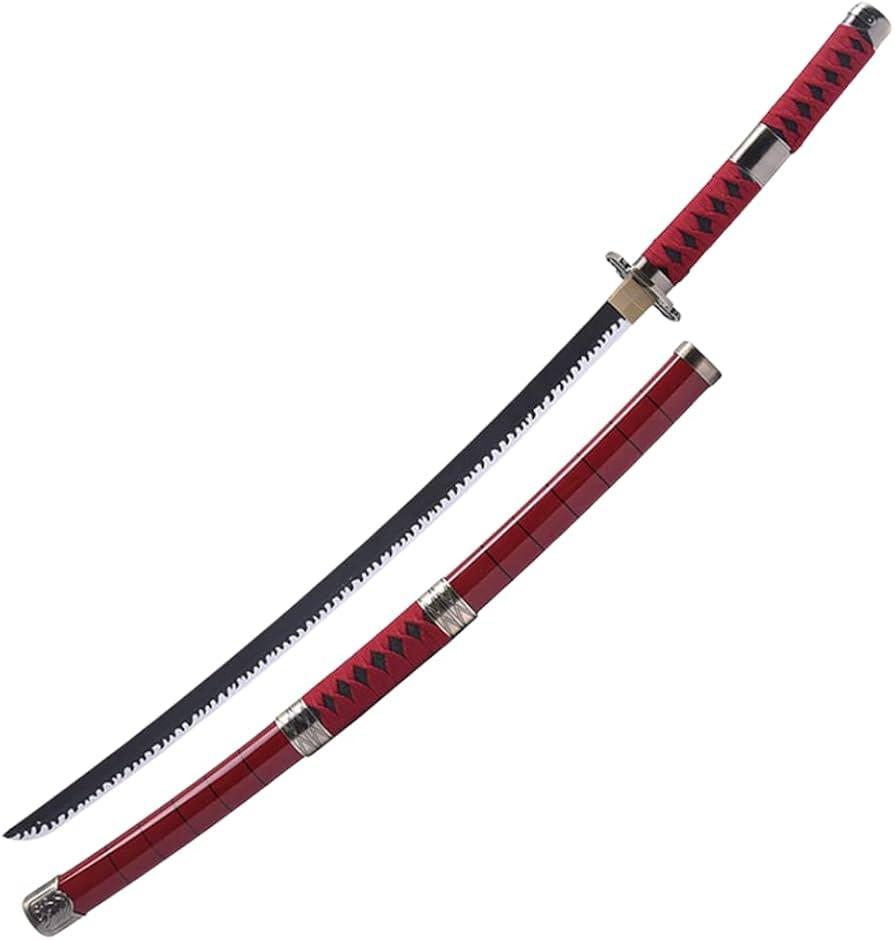 Zoro red 104 cm normal wooden katana (Heavy Quality)