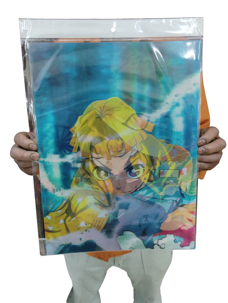 Zenitsu 3d poster pack of 2 ( eff price 90)