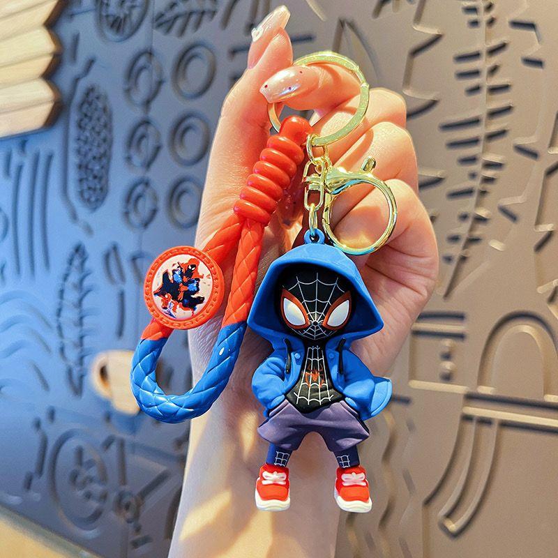 Blue Hoody 🕷️ Spidy rubber keychain pack of 3 (eff price 35)