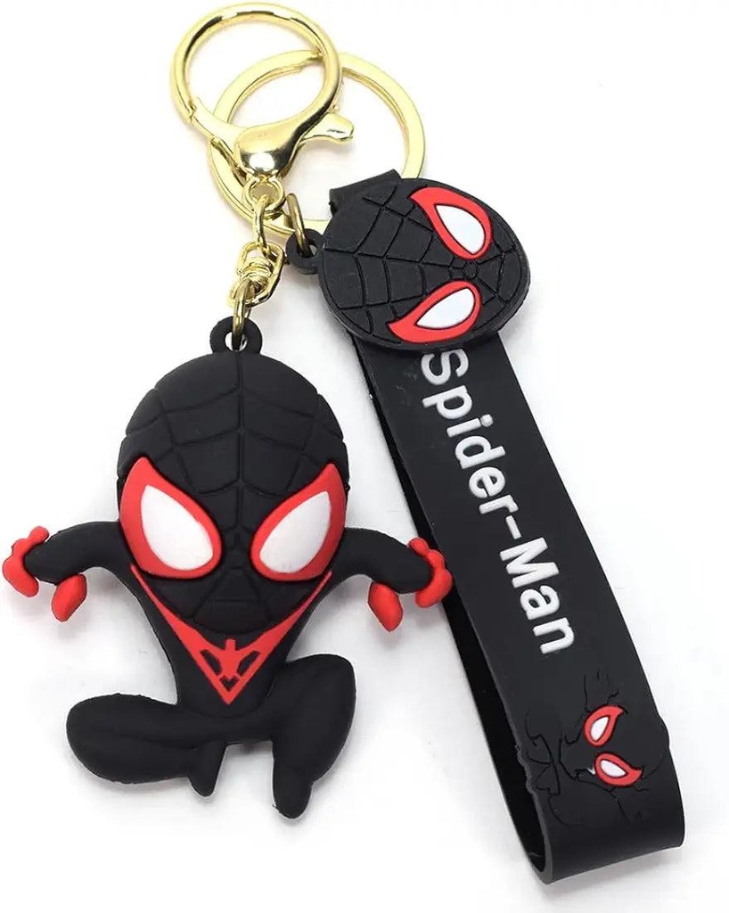 New Black Spidy-man rubber keychain pack of 3 (eff price 35)