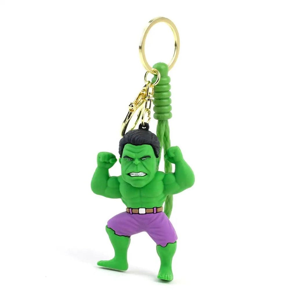 Hulk Green rubber keychain pack of 3 (eff price 35)