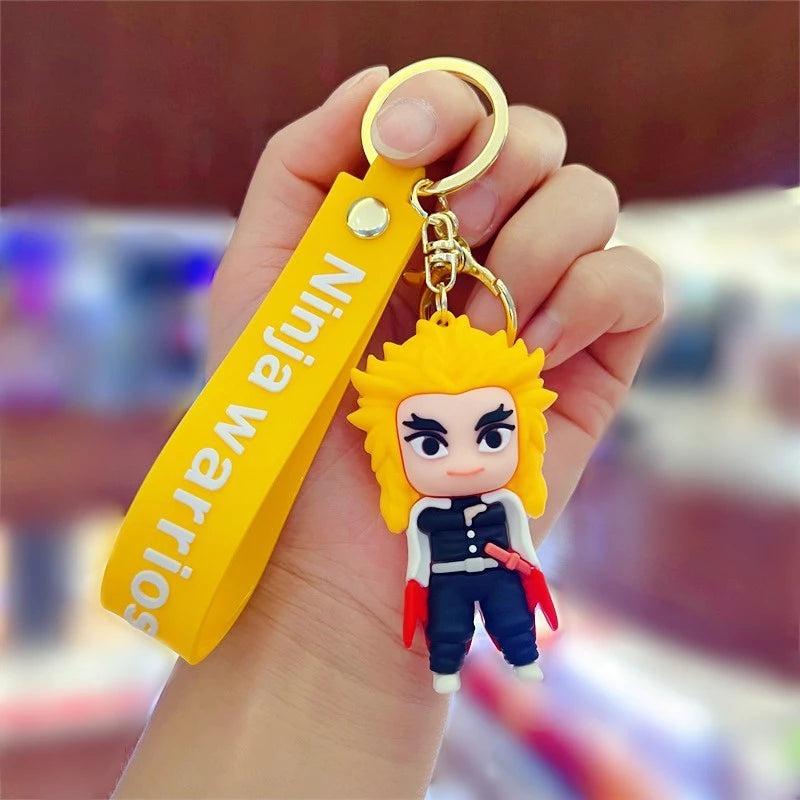 New Rengoku Rubber Keychain Pack of 3 (eff price 35)