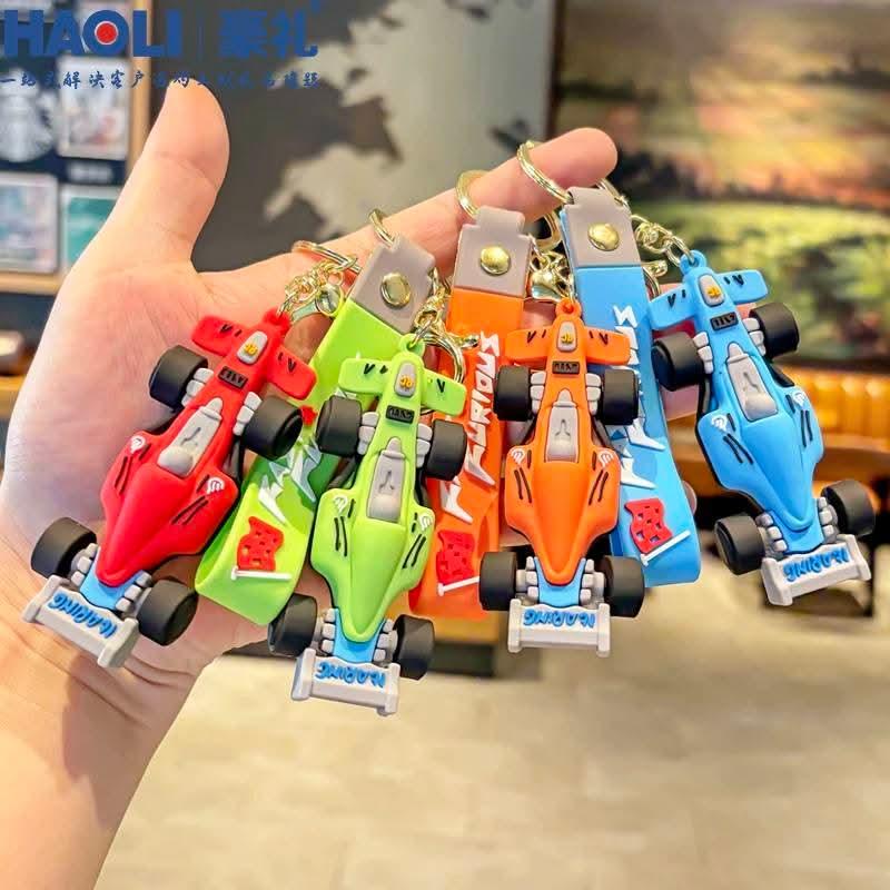 New F1 Car Rubber Keychain Pack of 3 (eff price 35)