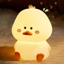 Lovely Duck Sillicon Night Lamp
