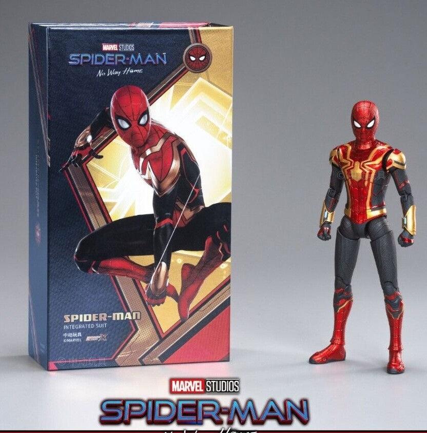 ZD TOYS Spider-Man NO Way Home Black & Gold Suit Marvel 7inch Action Figure