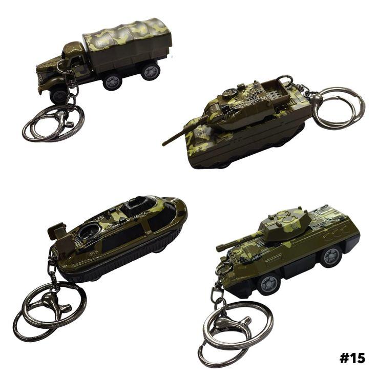 12 pcs -   Military car keychain Net price 49