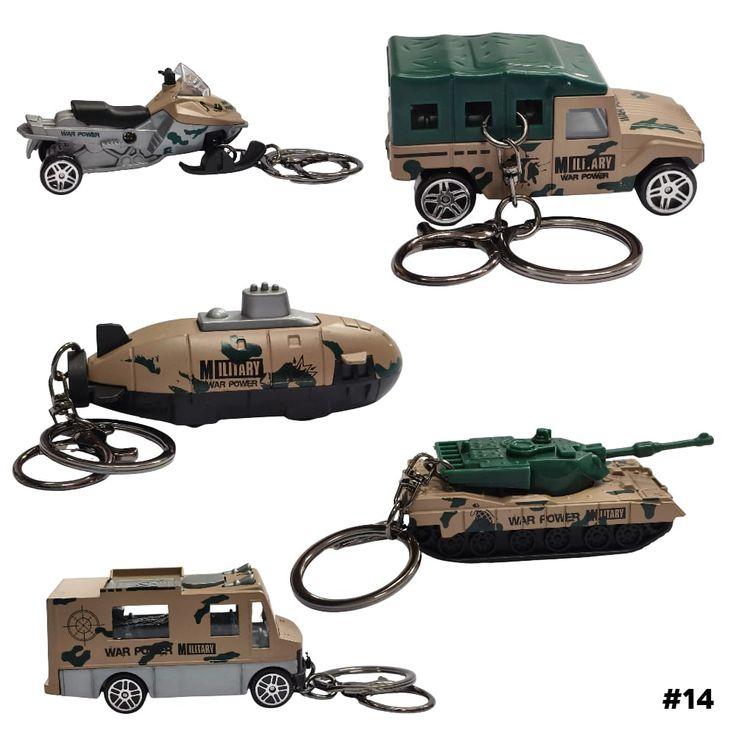12 pcs -   Military car keychain Net price 55