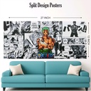 One piece zoro mix design split poster pack of 3 (Net price -40)