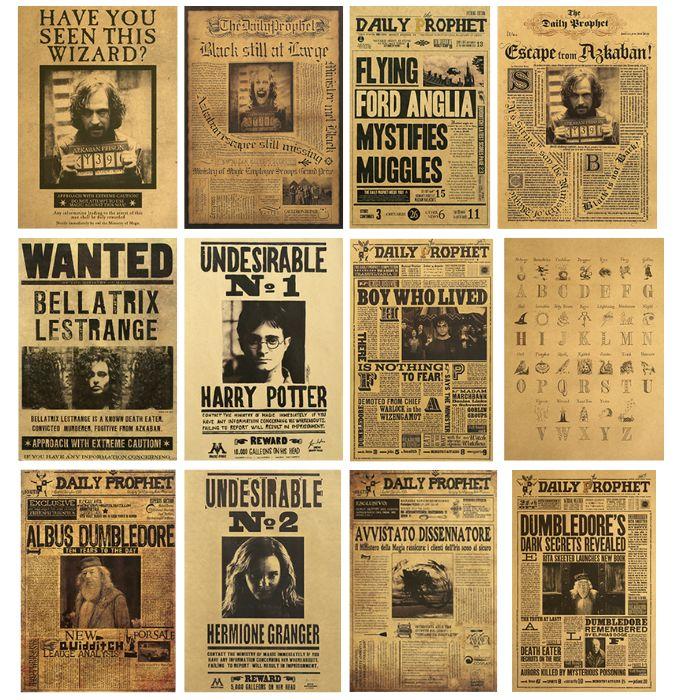 20pcs - Hp (magic Boy) Mix Posters A Net price 22 (random)