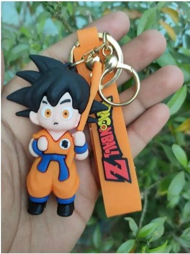 New DBZ With Stick Rubber Keychain Pack of 3 (eff price 35)