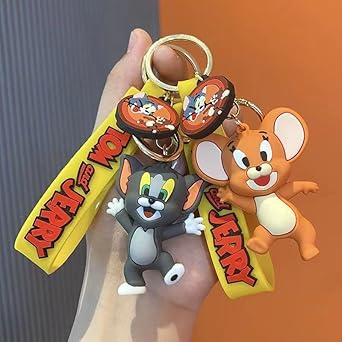 New Tum & Jerry Rubber Keychain Pack of 3 (eff price 35)