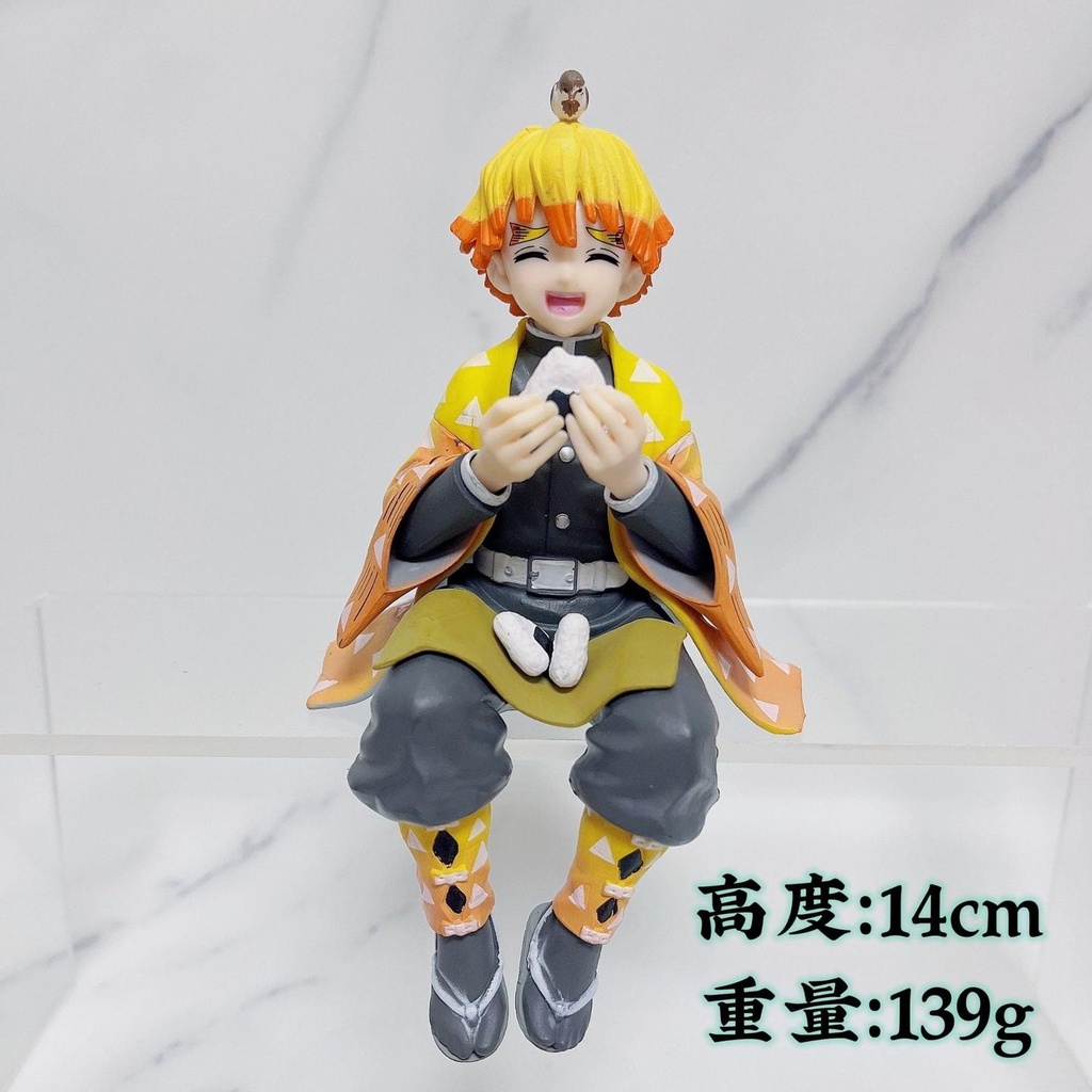 Demon Slayer Zenitsu sitting Action Figure