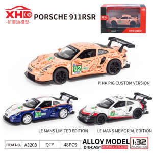1:32 Porsche 911 RSR 70th Anniversary Edition Racing Car