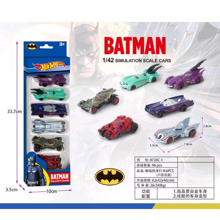 set of 6 blister pack colorful Batty Cars - Net price 55