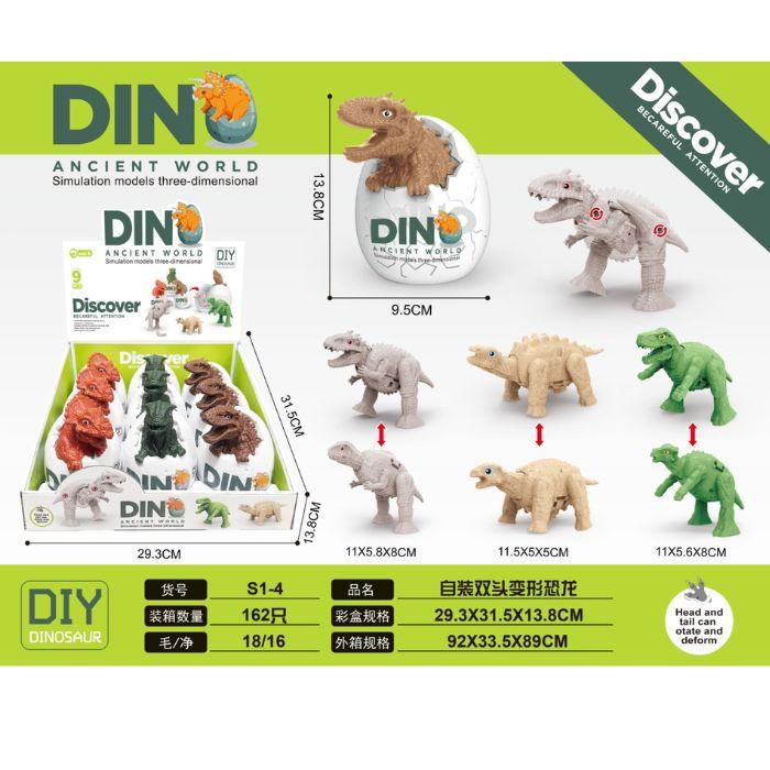 9 Pc - 1 Box Dinsaur dino inside egg (eff price 170/pc)
