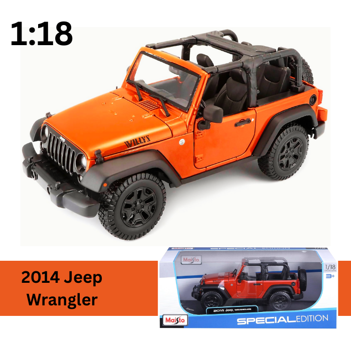 Maisto Imported Official Licensed 1:18 2014 Jeep Wangler