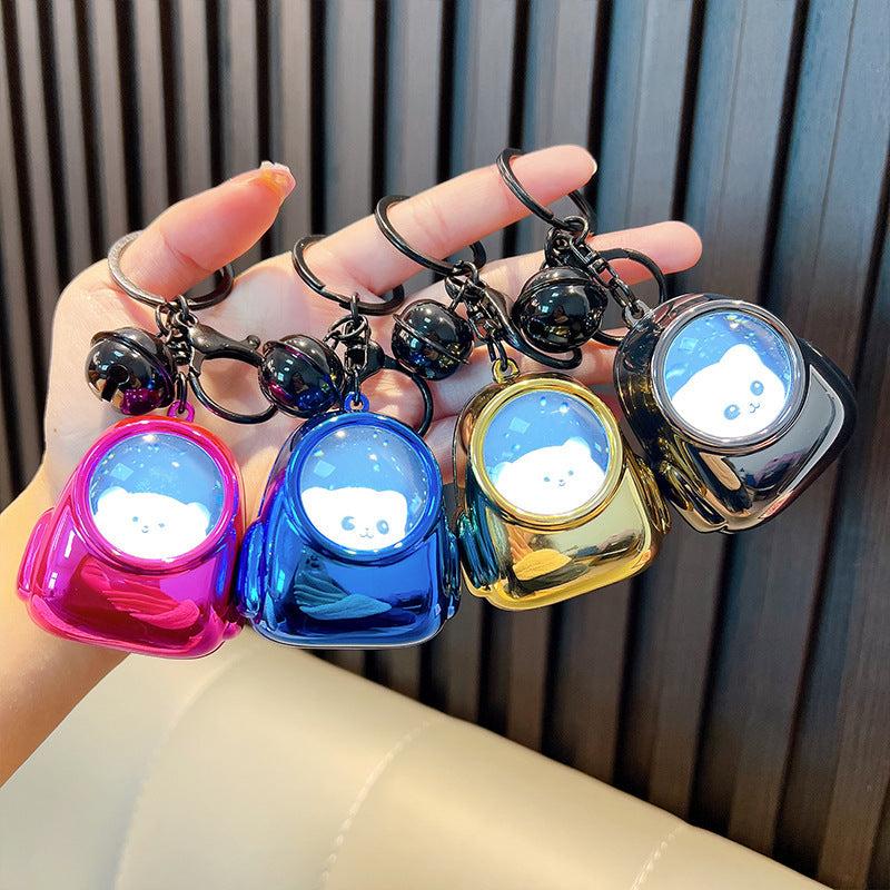 12pc- Kitty bag keychain with light net price 75