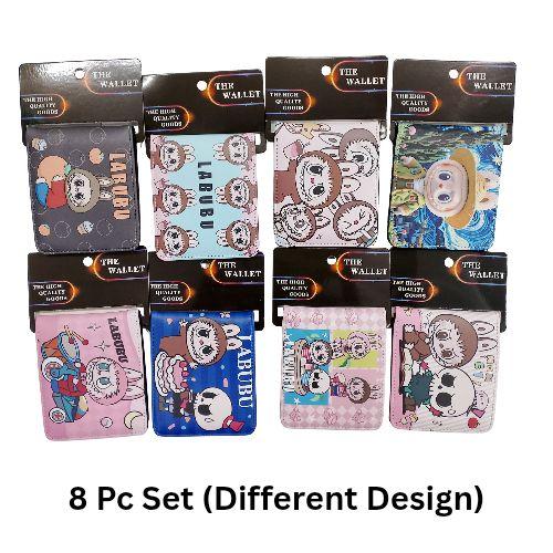 8pcs- Mixed Labubu Wallets net price 175