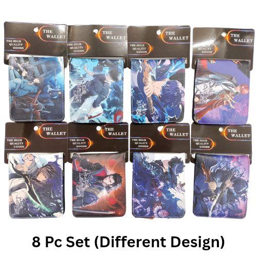 8pcs- Mixed Solo Leveling Wallets net price 175
